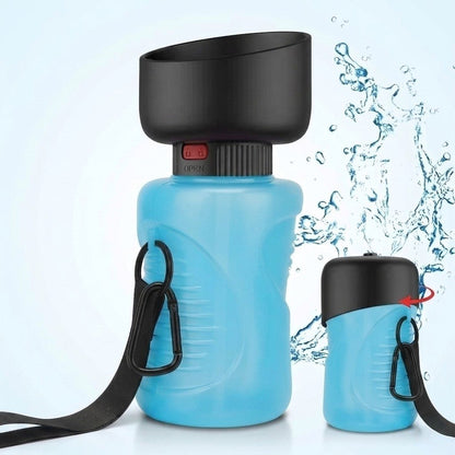 Botella de agua plegable para mascotas - CasaPeluda